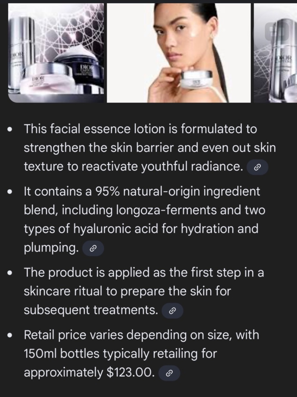 Dior Essence Lotion - Picture 2 of 3